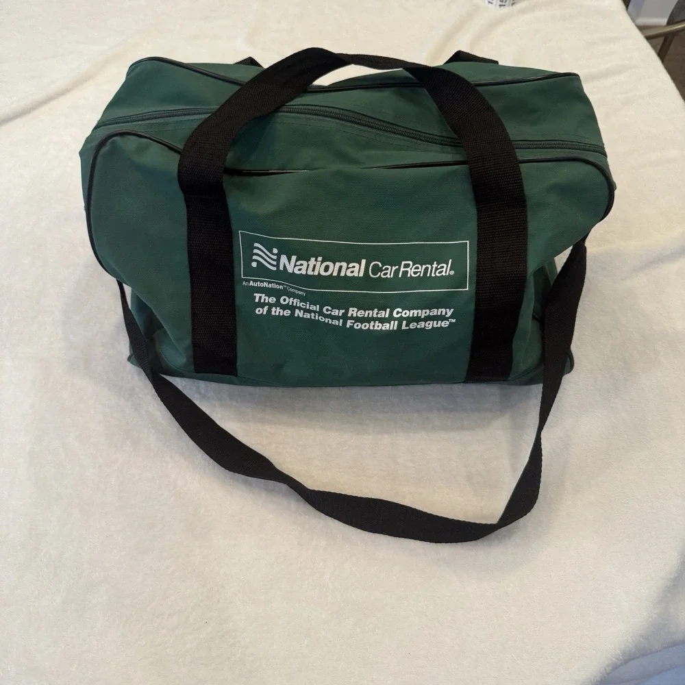 NFL Duffle Bag Large Green Gym Workout Sports Travel‎ Football Packers Promo